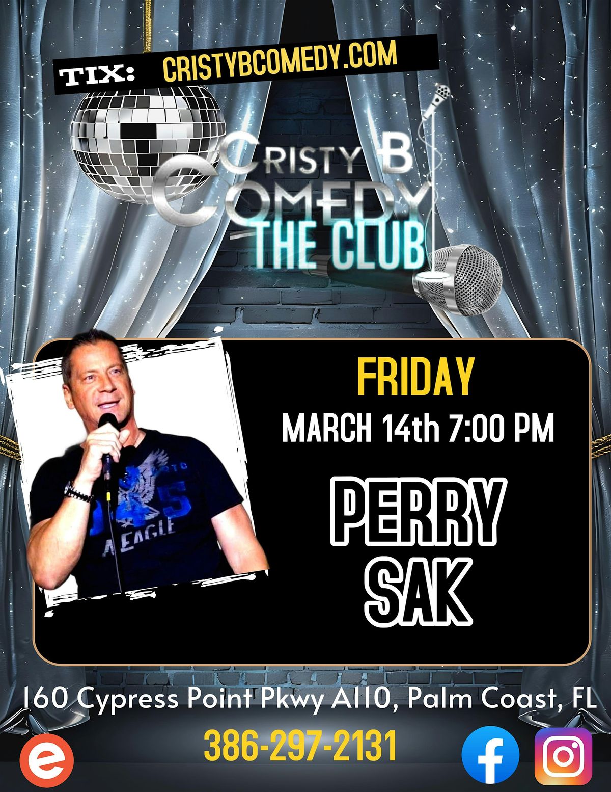 Friday night Comedy with PERRY SAK