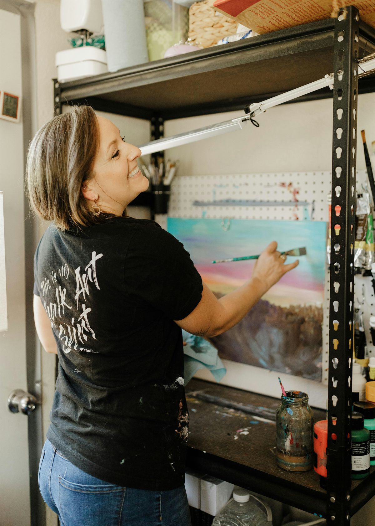 Paint and Sip at Austin Mercantile