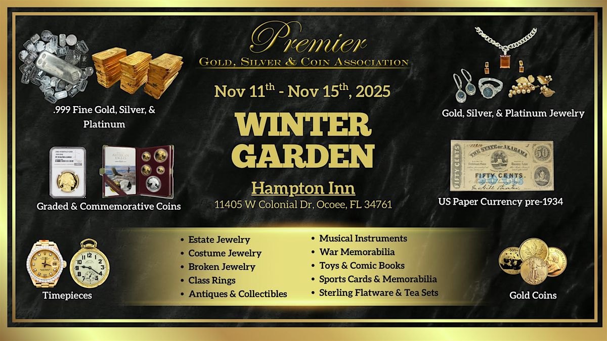 Winter Garden, FL FREE 5- Day Event