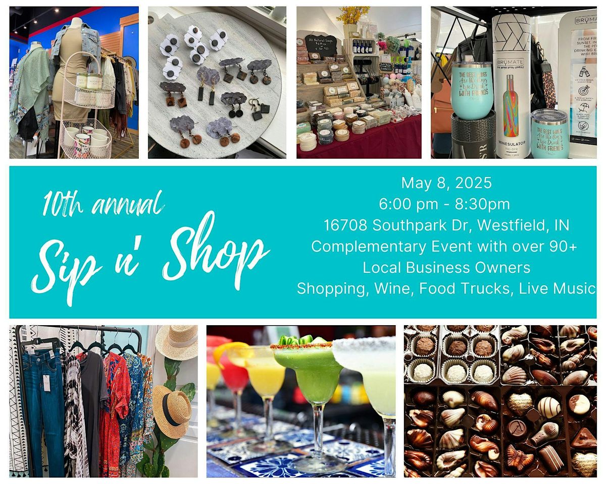 10th Annual Spring Sip n Shop Boutique Event