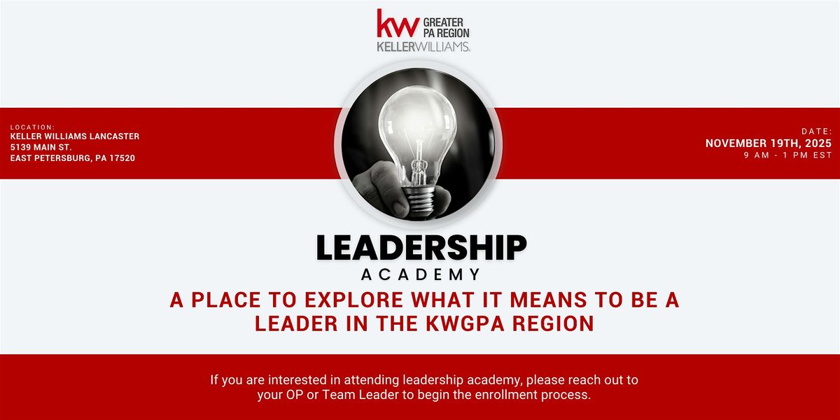 Leadership Academy - November 2025