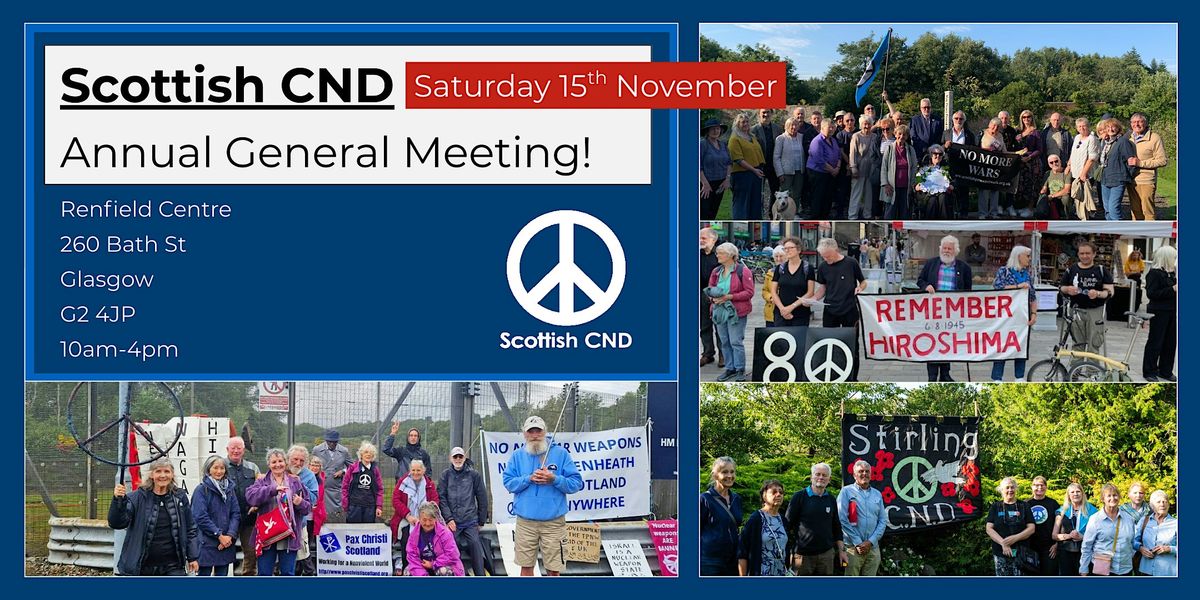 Scottish CND Annual General Meeting
