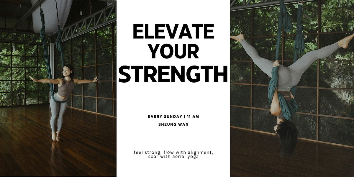 Elevate Your Flow: Weekly Aerial Yoga Class