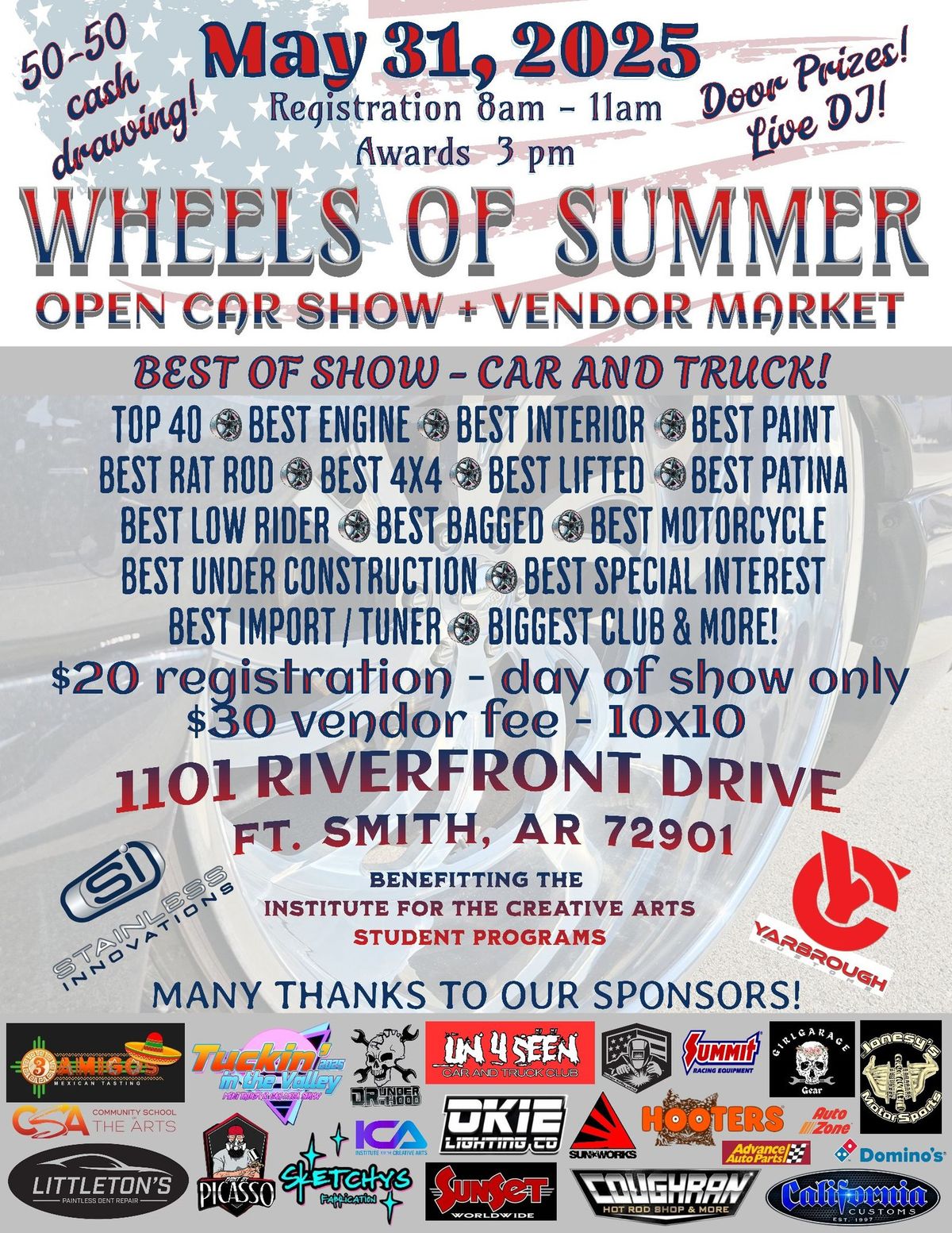 Wheels Of Summer Open Car Show + Vendor Market 