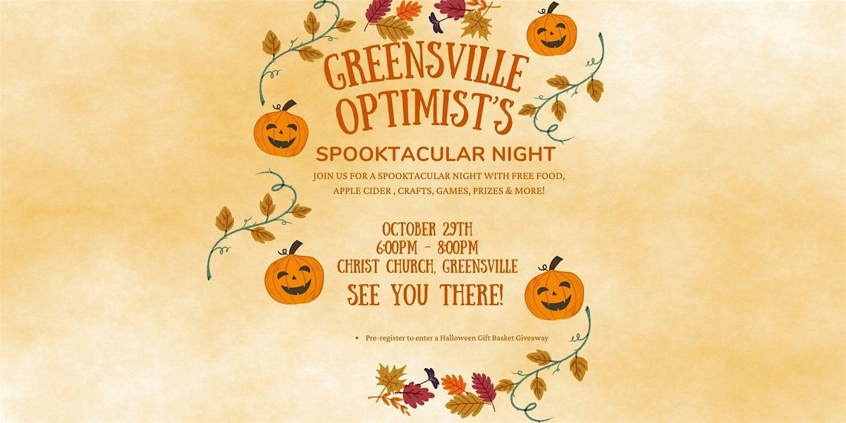 Greensville Optimist's Spooktacular Night