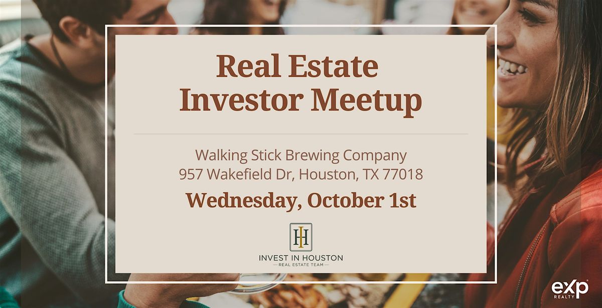 Investor Meetup at Walking Stick Brewing Company \u2014 Wednesday, October 1