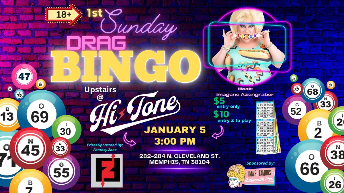 First Sunday\u2019s Drag Bingo [Big Room-Upstairs]