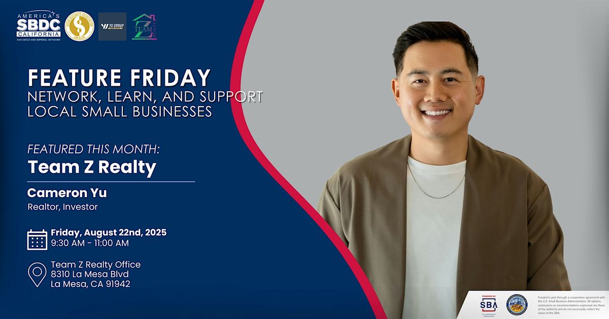 [August] Feature Friday -Team Z Realty