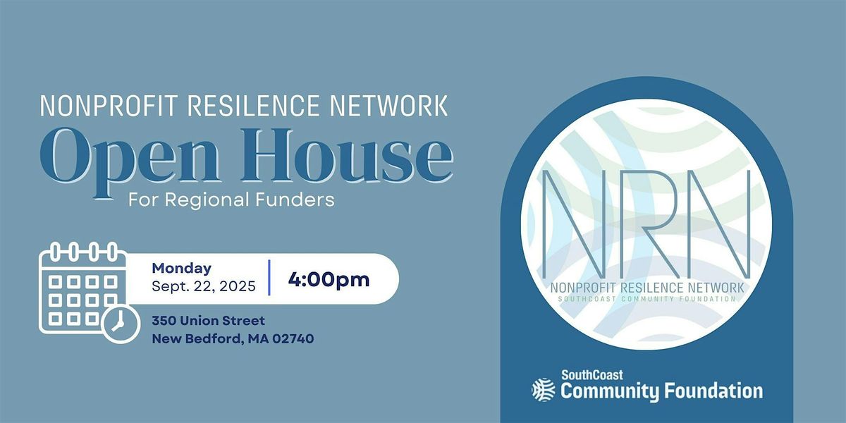 Nonprofit Resilience Network Open House for Funders