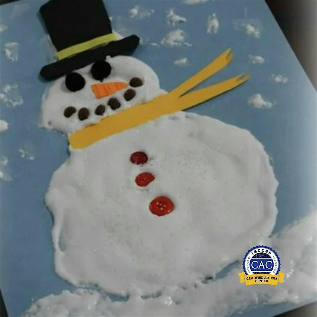 Let's Craft! Snow Painting in Little Red Schoolhouse