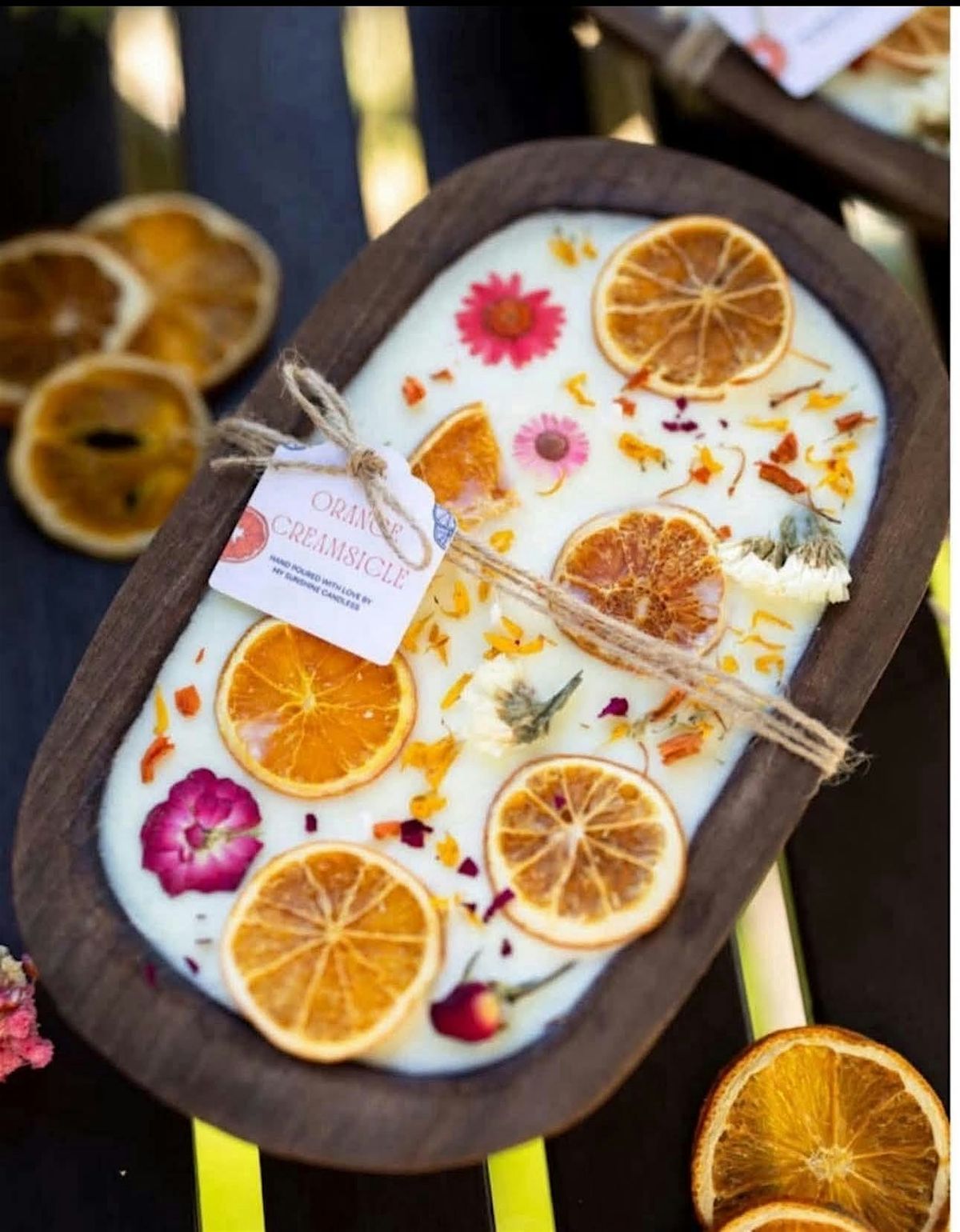 Candle making with Wine a Little Paint a Lot