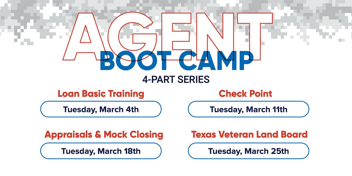 Agent Bootcamp: Texas Veterans Land Board