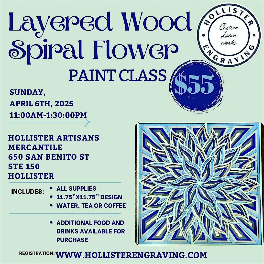 Layered Wood Art Class 4\/6\/25