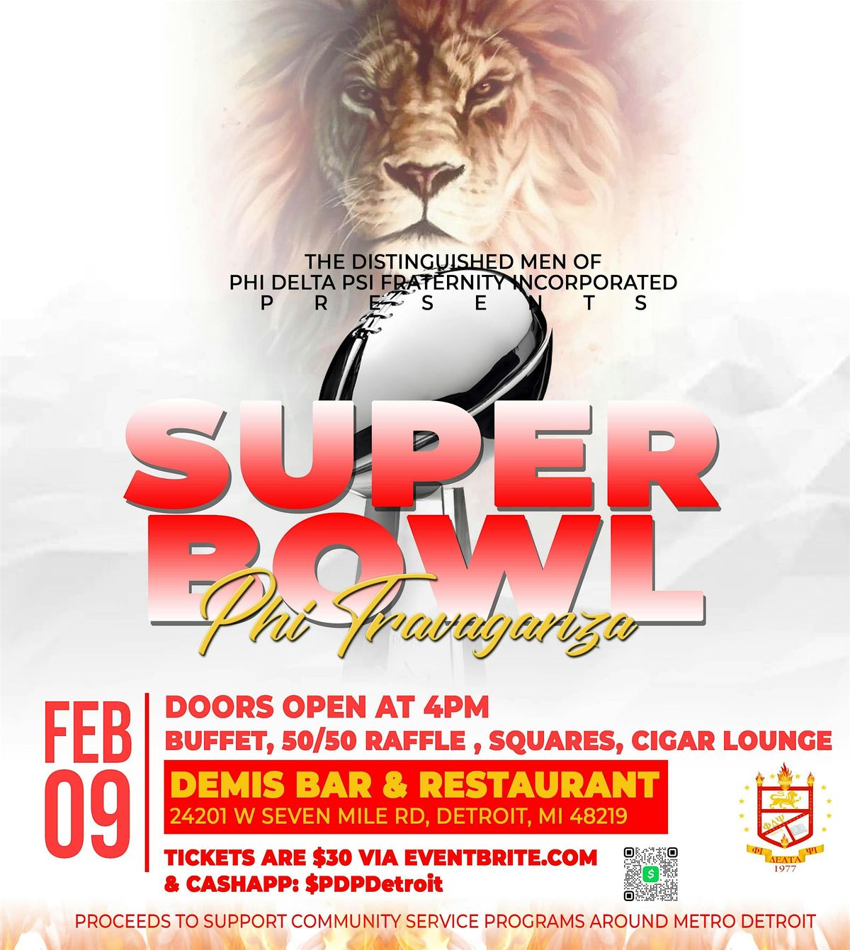 The Annual Phi Delta Psi Fraternity Inc. SuperBowl Party