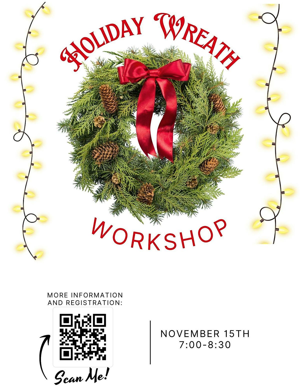 Holiday Wreath Making Class