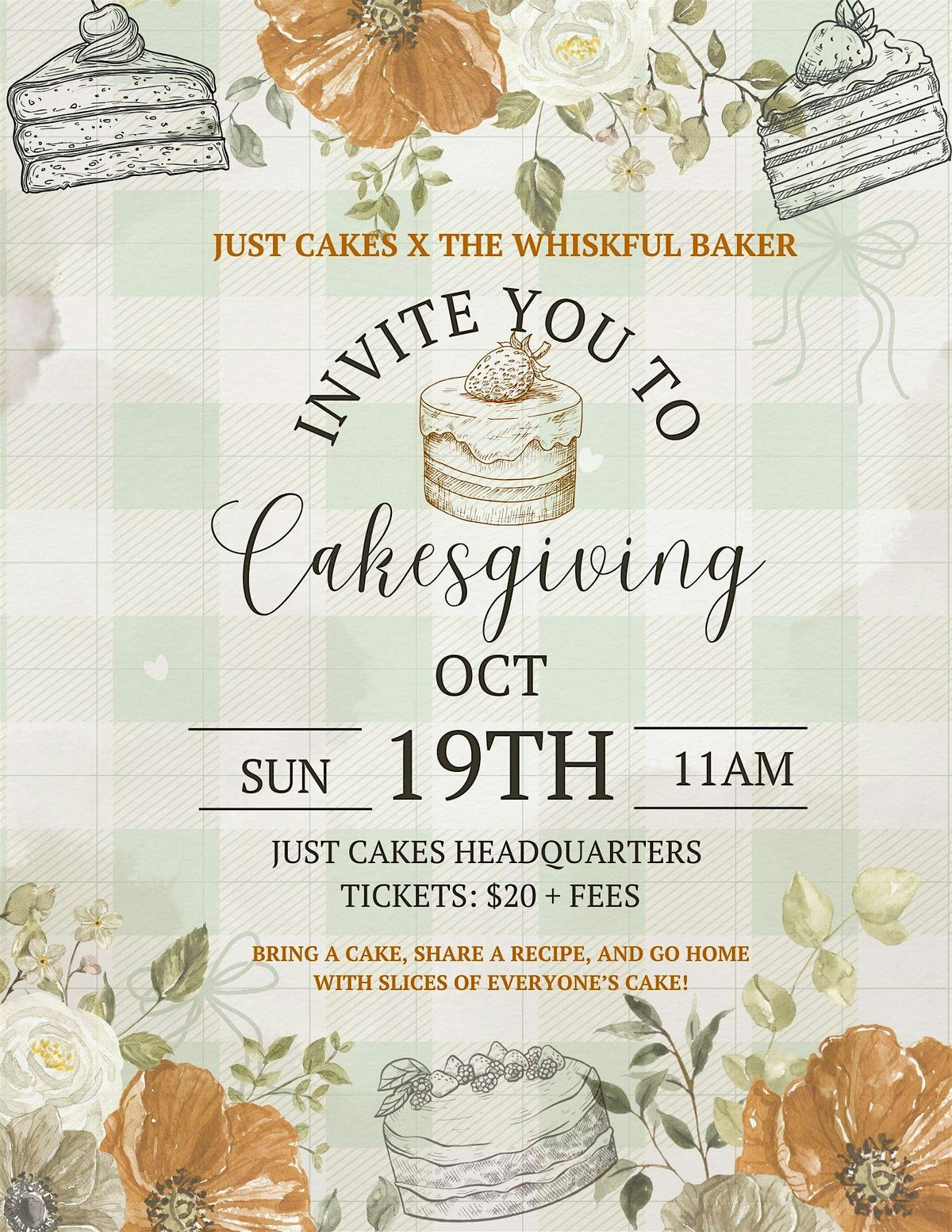 CAKESGIVING - Lower Mainland Cake Picnic