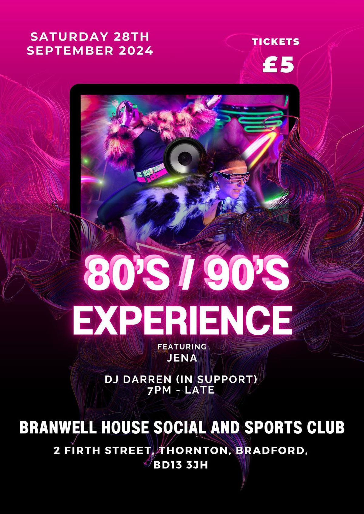 The 80s\/90s Experience at The Branwell.  