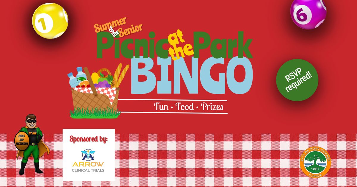 Picnic at the Park Bingo - Summer of the Senior 