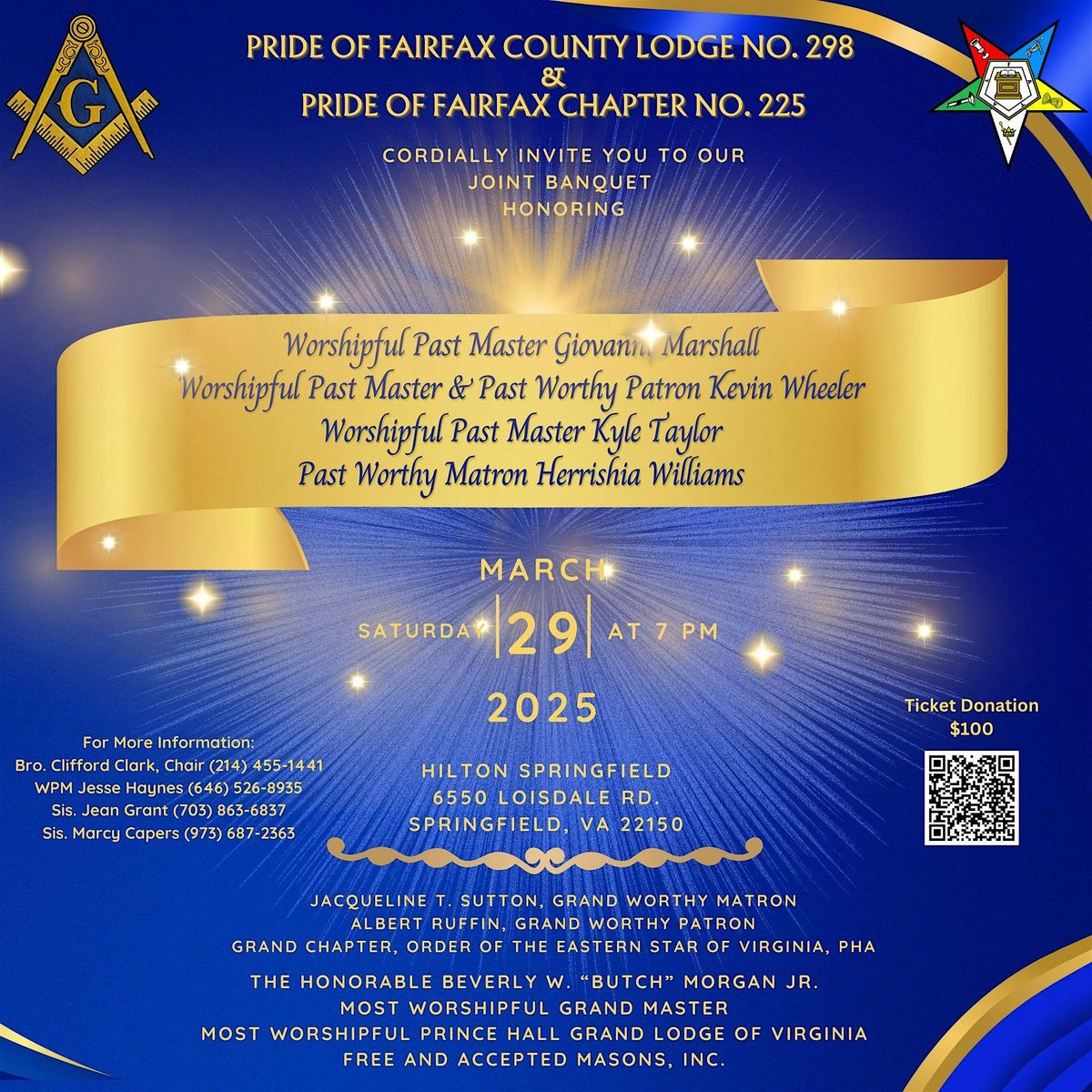 PRIDE OF FAIRFAX JOINT BANQUET