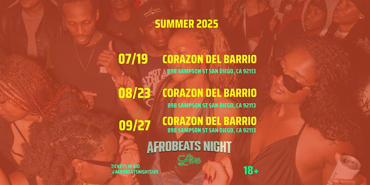 Afrobeats Night Live (San Diego)
