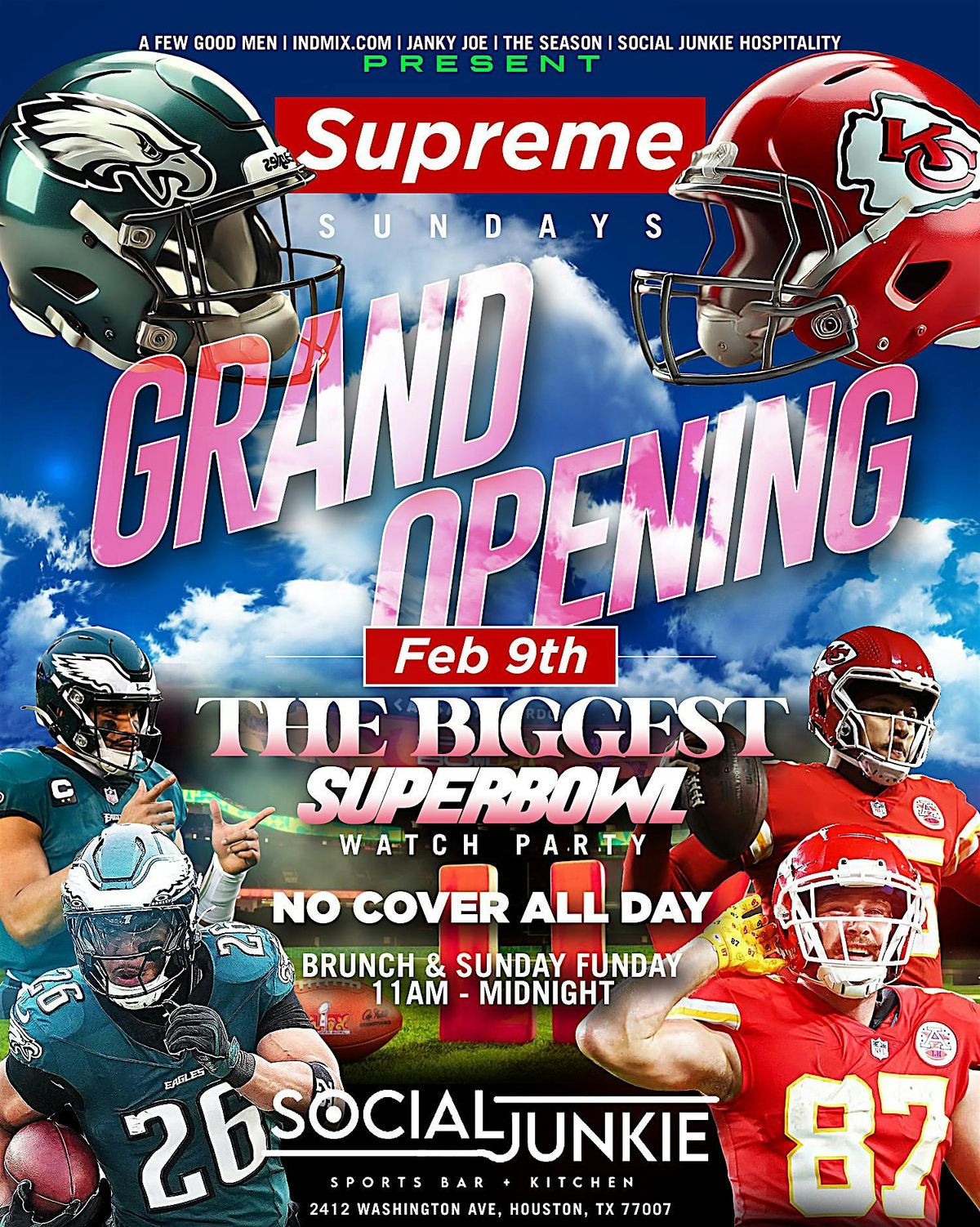 SUPREME SUNDAYs at SOCIAL JUNKIE