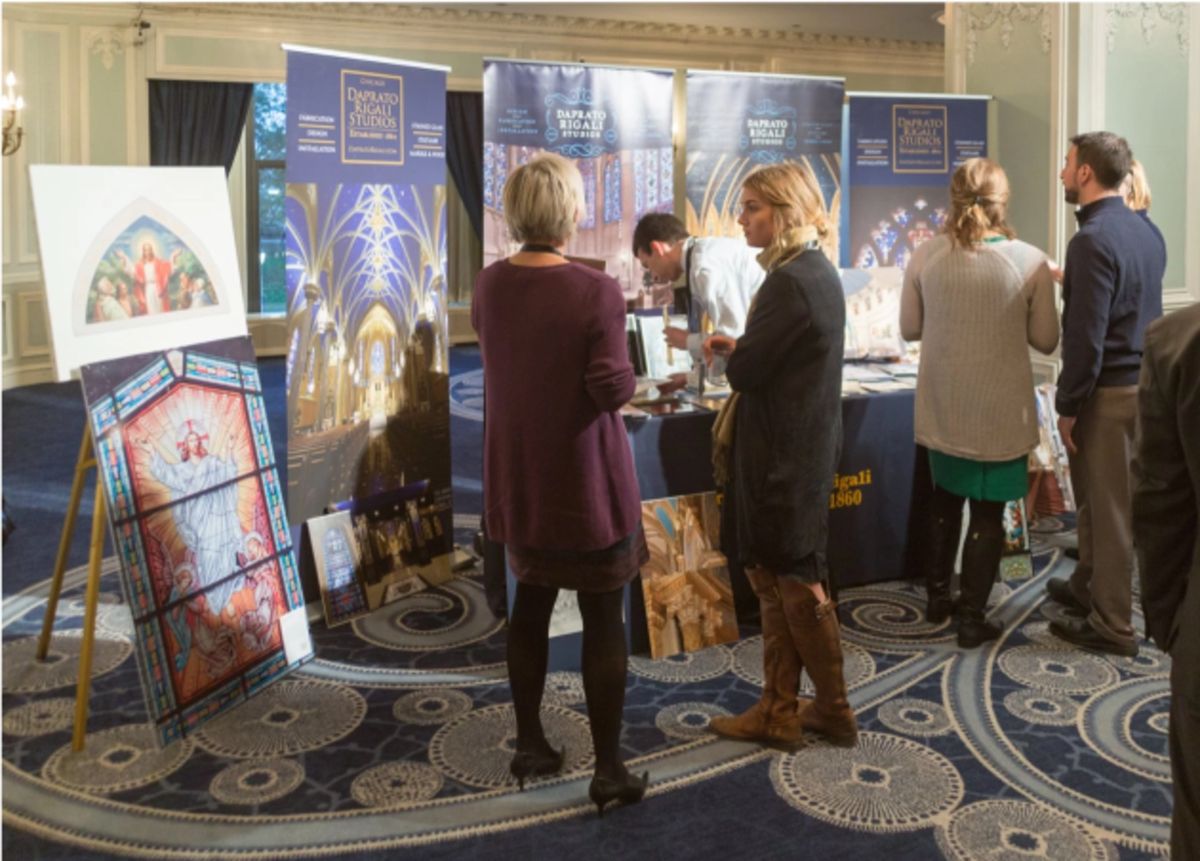 Sponsorship Tables at Catholic Art Institute Conference 2024