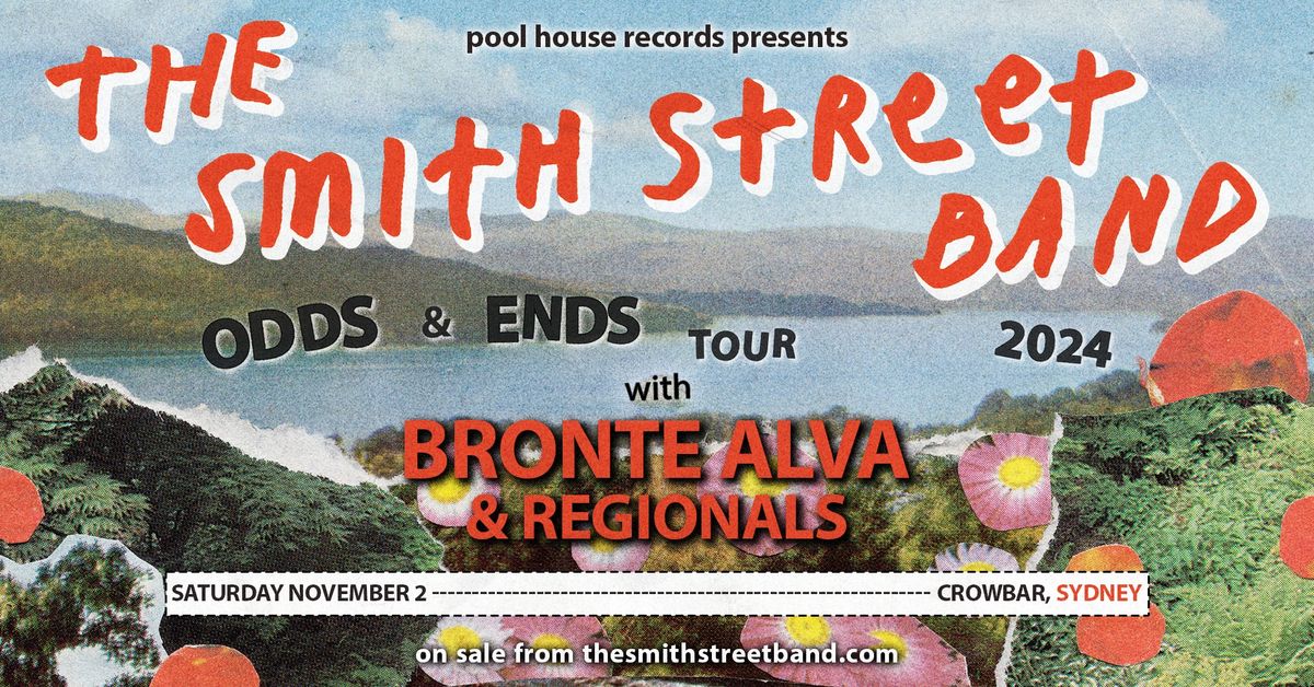 The Smith Street Band, Bronte Alva, Regionals at Crowbar, Sydney