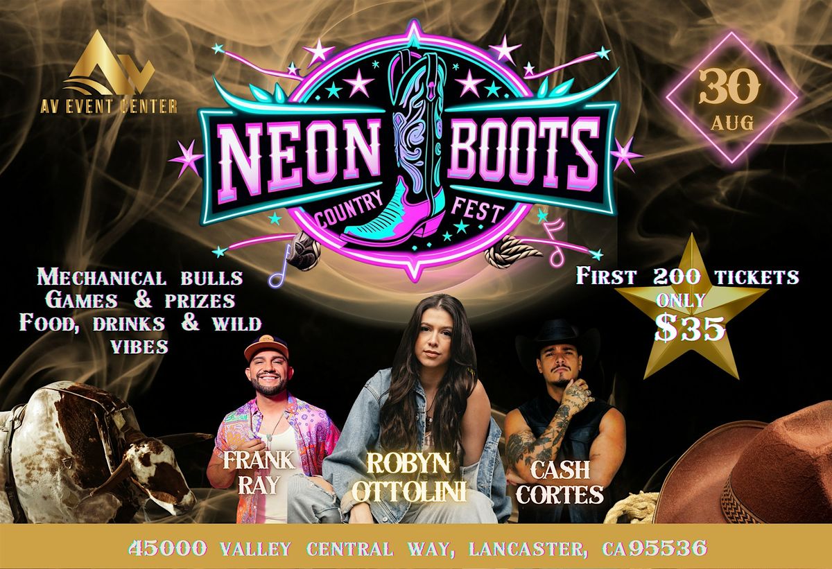 Neon Boots Country Fest