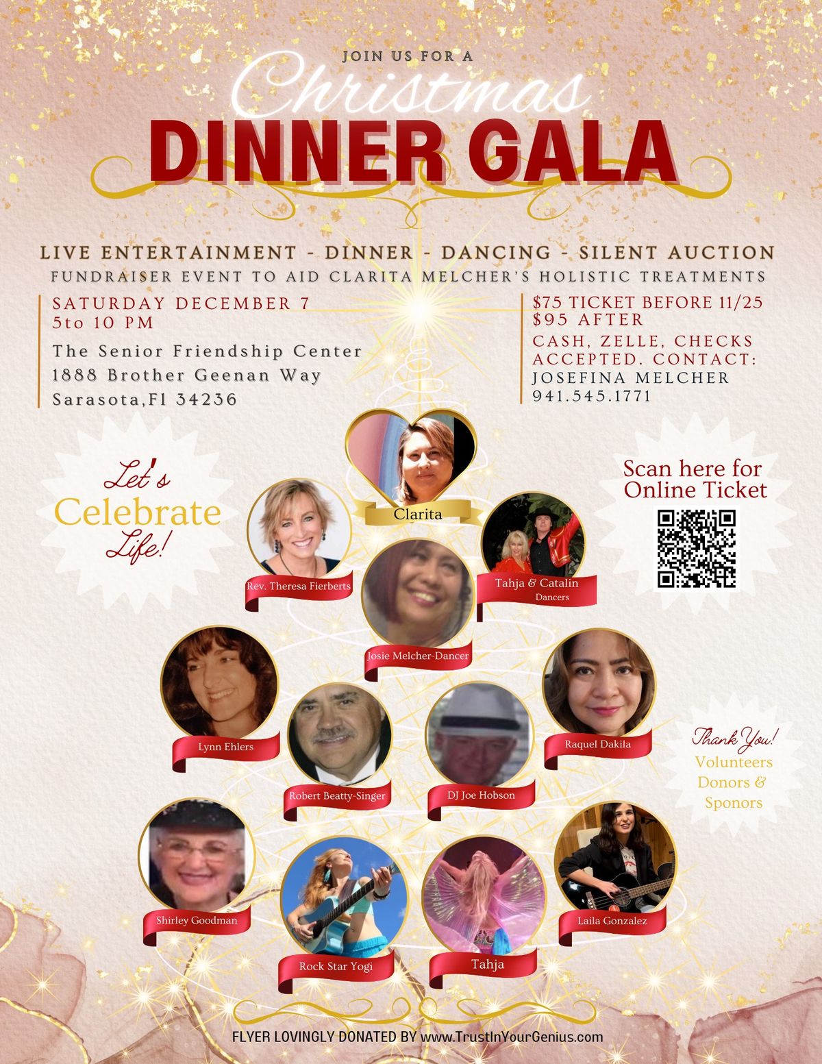 Christmas Dinner Gala~Fundraiser for Clarita