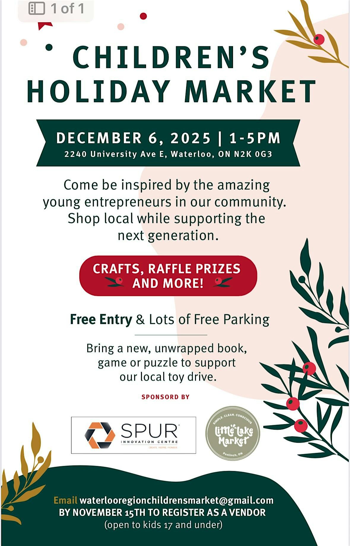 Children's Holiday Market