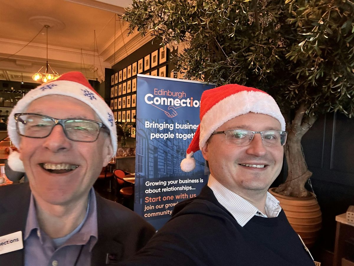 Edinburgh Connections Christmas Networking Drinks 2024