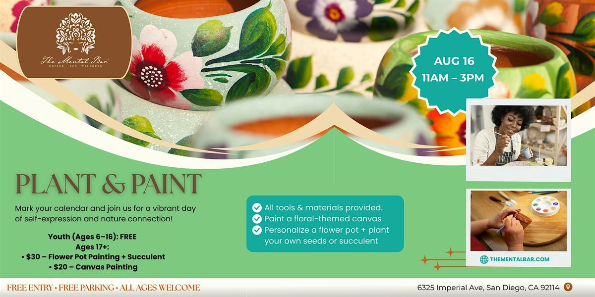 Plant & Paint at The Mental Bar