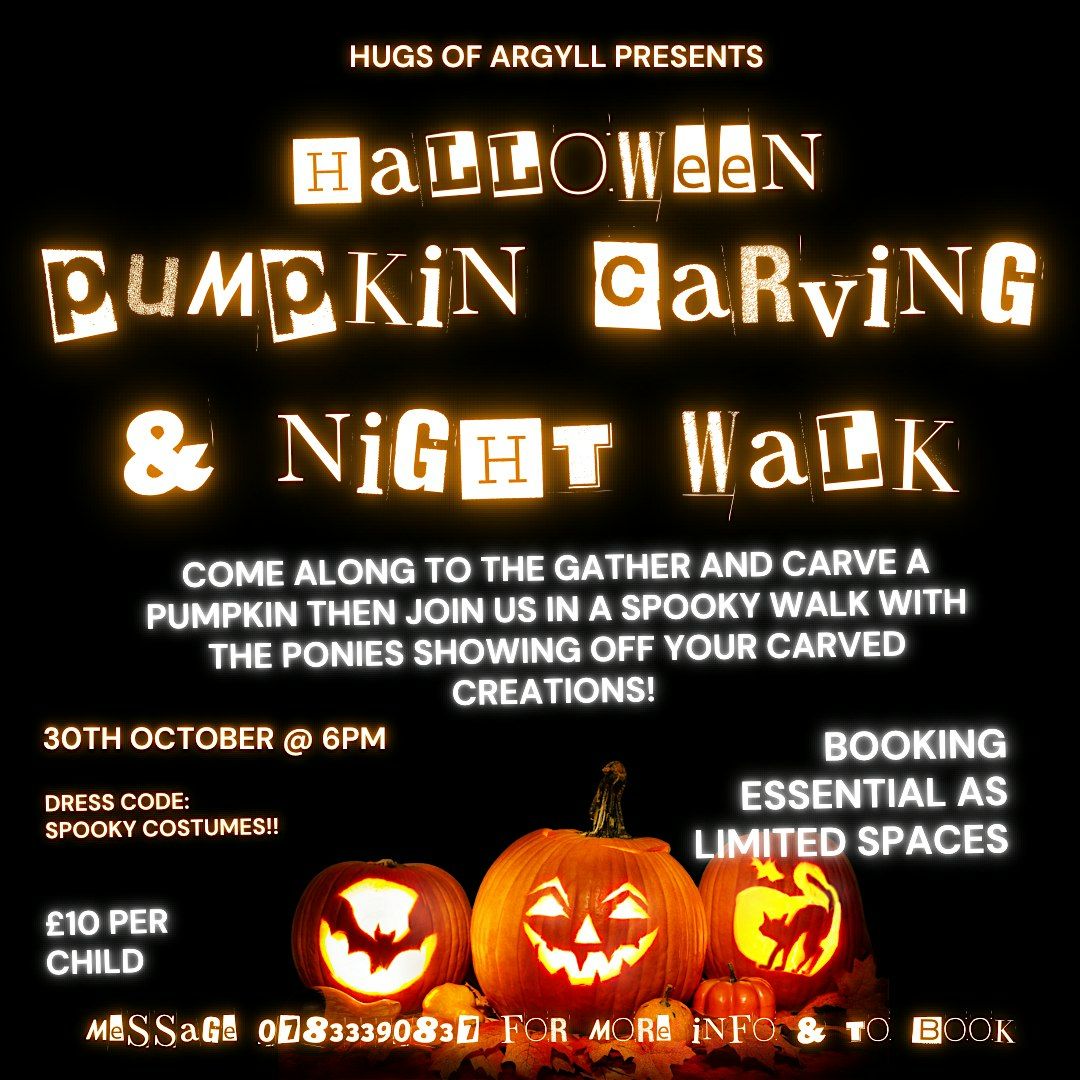 Halloween Carving and Trail