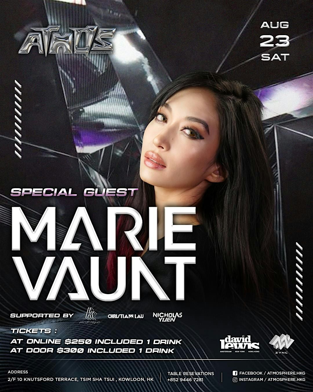 Marie Vaunt @ Atmosphere (August 23)