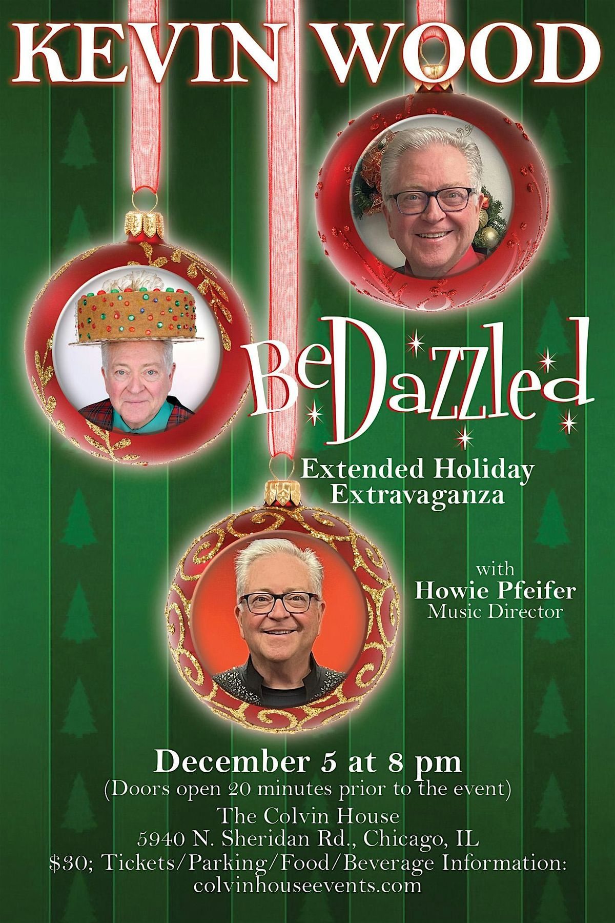 Colvin Concerts: Kevin Wood's BeDazzled (Extended Holiday Extravaganza)