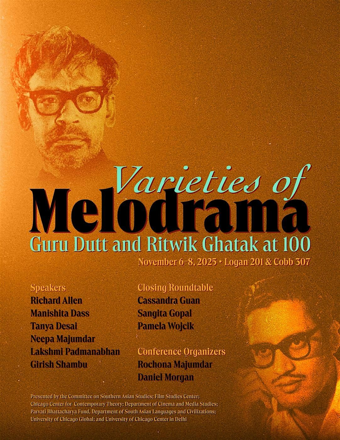 Varieties of Melodrama: Guru Dutt and Ritwik Ghatak at 100