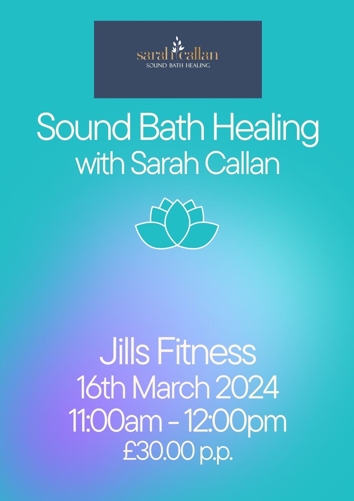 Sound Bath Healing with Sarah Callan