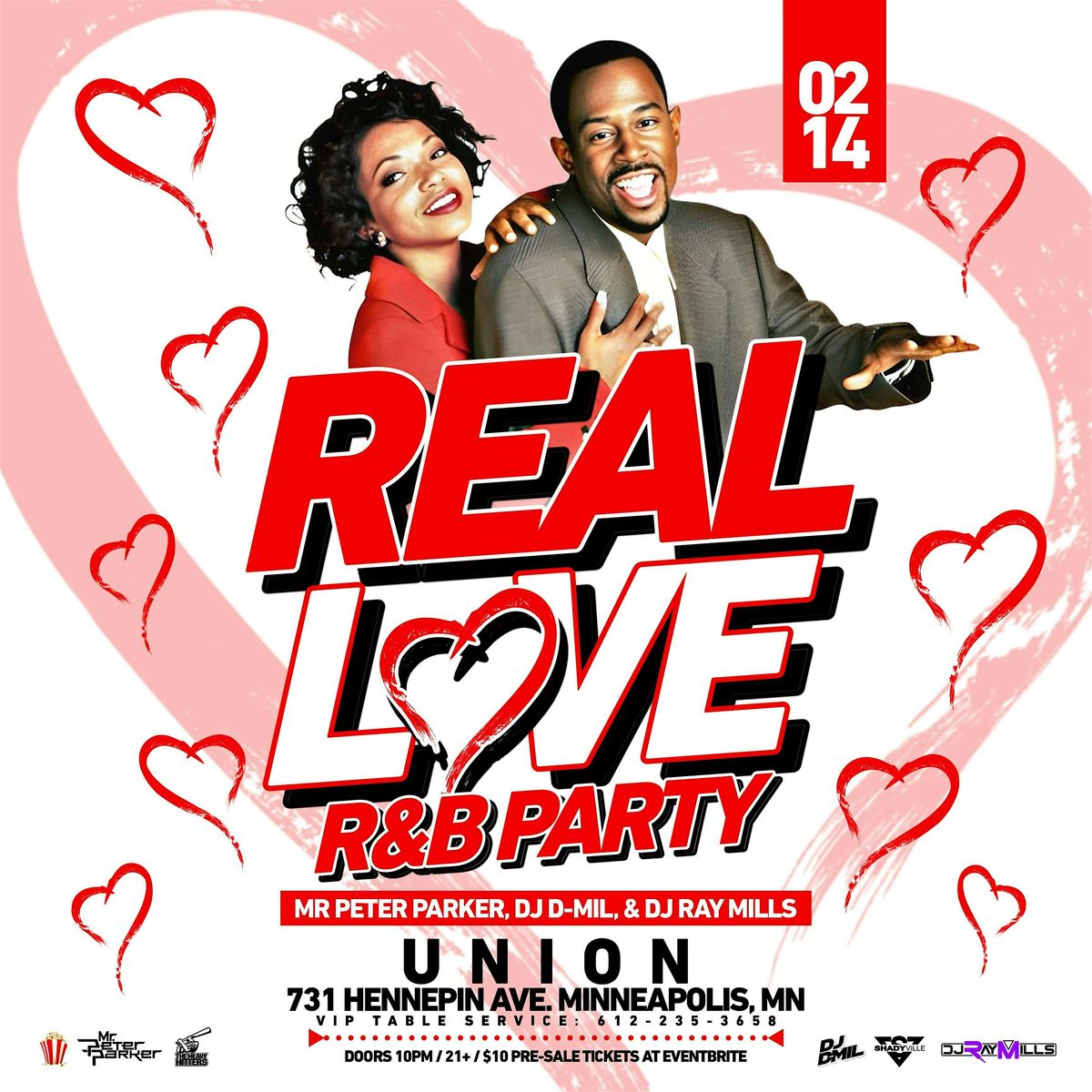 REAL LOVE: an R&B party with Mr. Peter Parker, Dj D-Mil, & Dj RayMills