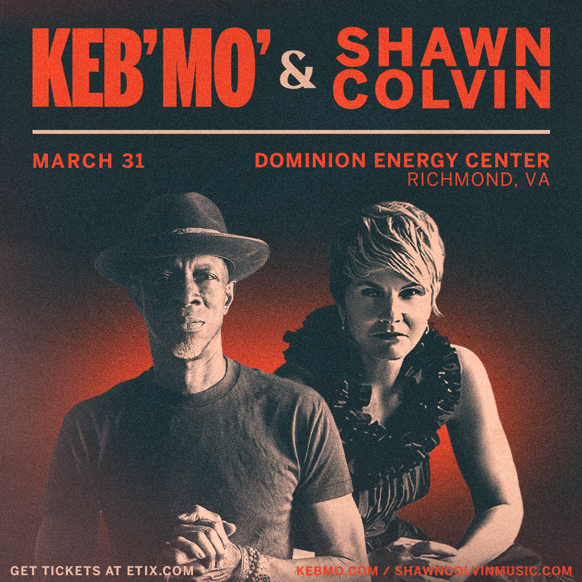 Keb Mo and Shawn Colvin at Martin Woldson Theater at the Fox