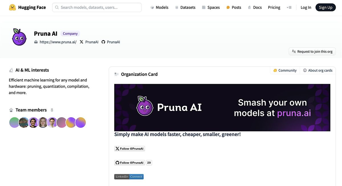 Pruna Green AI: Smashing your models with Pruna AI, EQT Group Stockholm, 5 ...