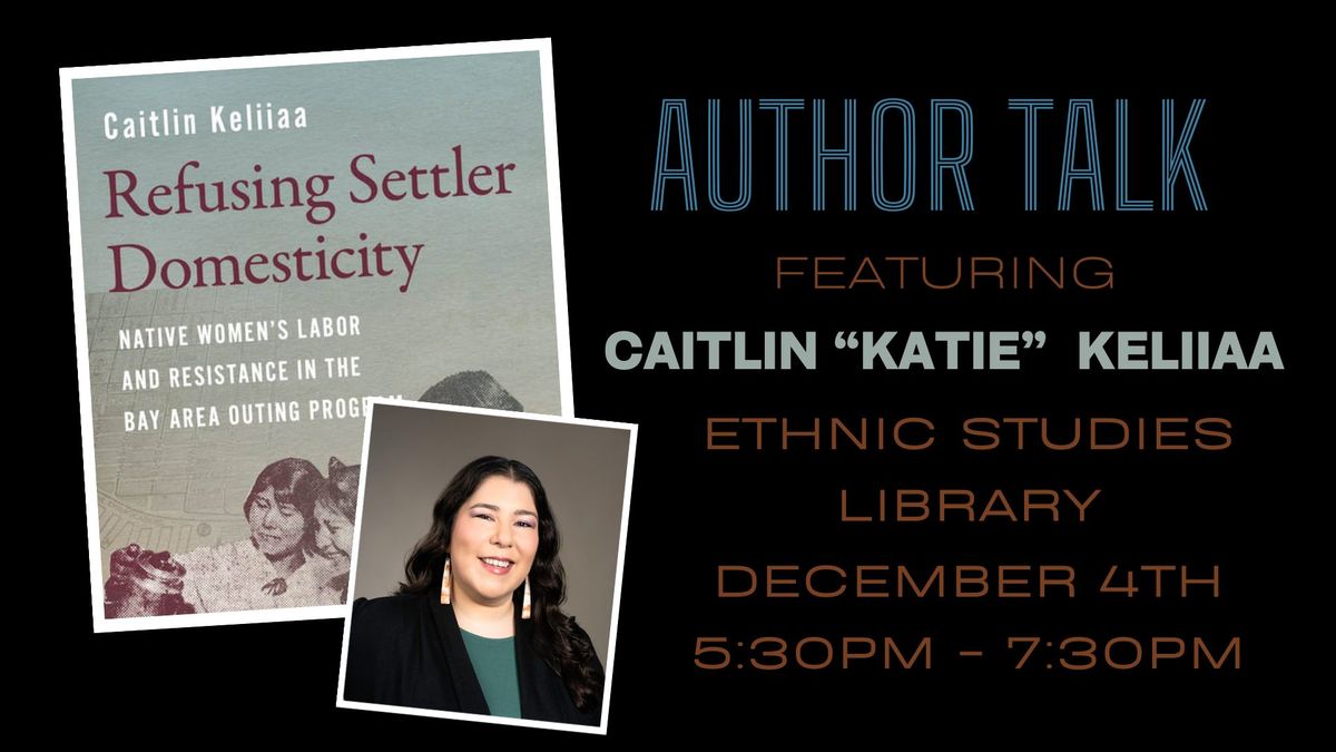 Author Talk Featuring Caitlin "Katie" Keliiaa