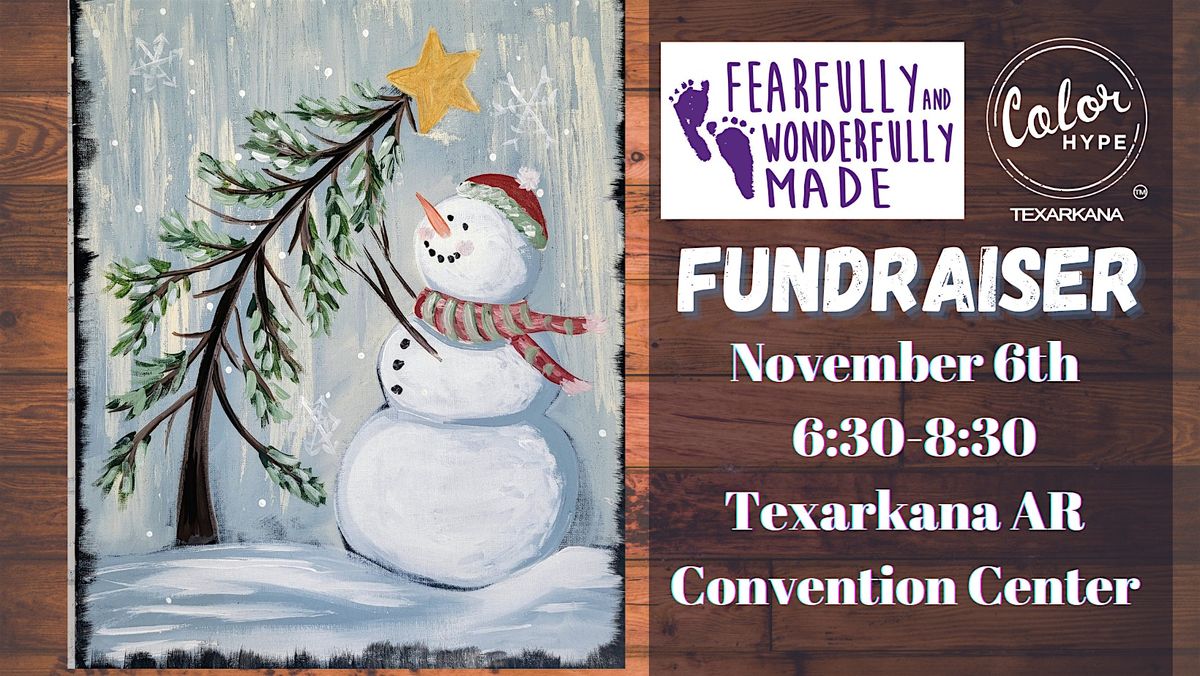 "Painting for Preemies" with ColorHype TXK benefiting FWM