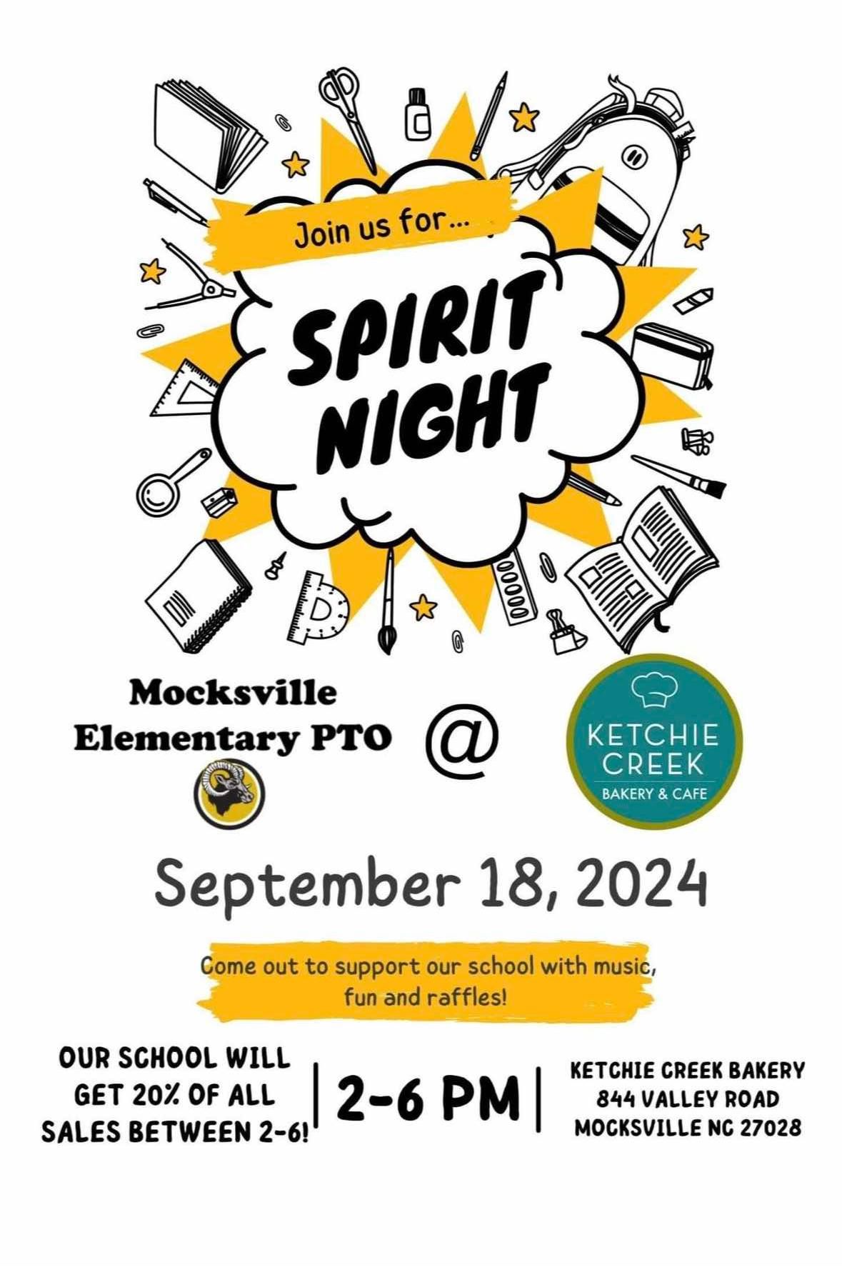 Ketchie Creek Spirit Night