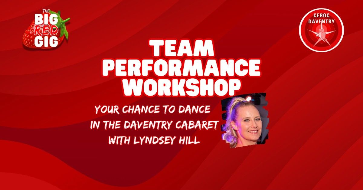 Daventry Team Performance Workshop with Lyndsey Hill - Sat 22nd March