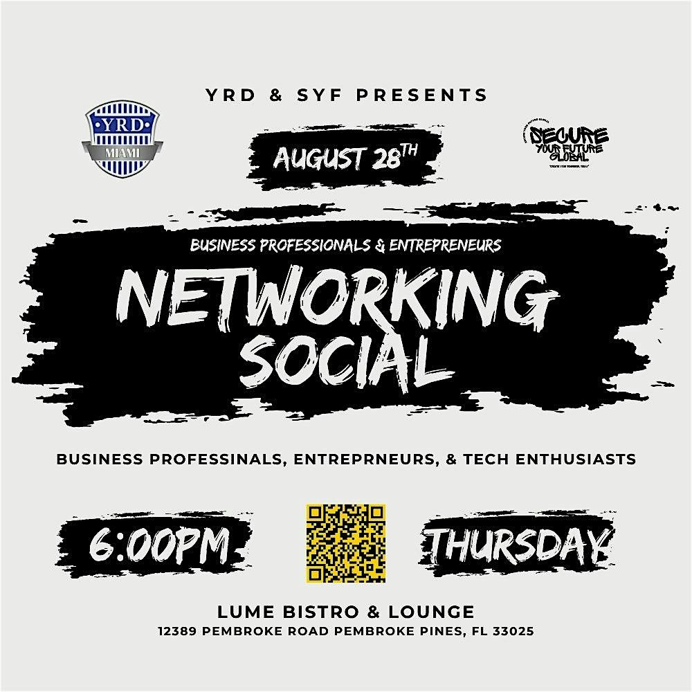 The Business Entrepreneurship & Tech Networking Event Social