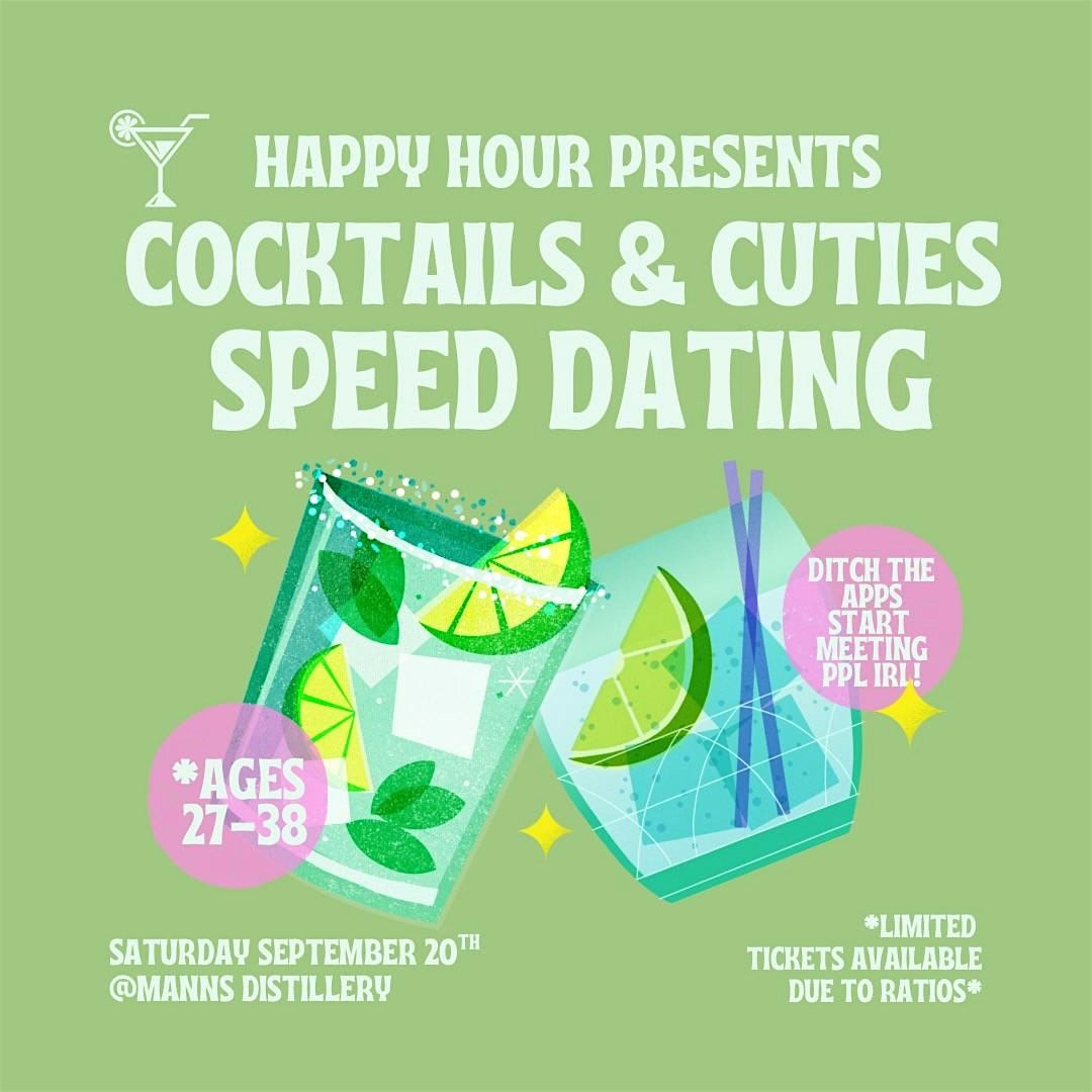Cocktails & Cuties @ Manns Distillery Ages 27-38 (Brantford)