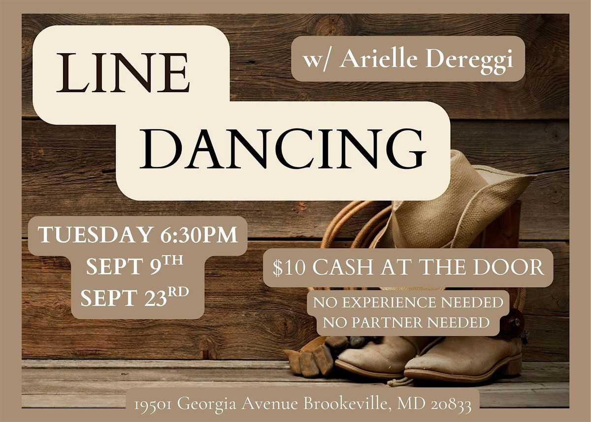 Line Dancing w Arielle Dereggi