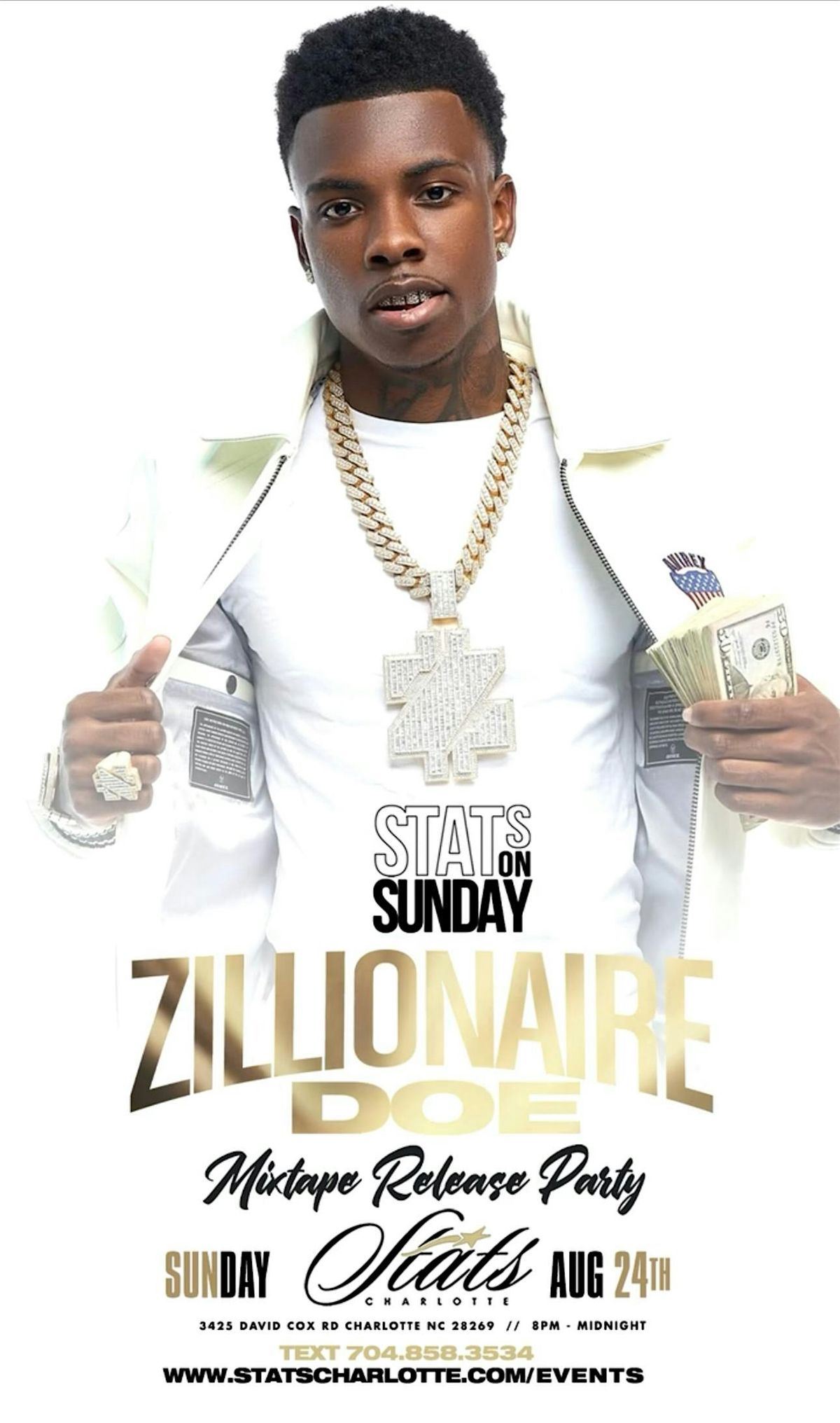 STATS ON SUNDAY | ZILLIONAIRE DOE | AUG 24, 2025 @ STATS Charlotte