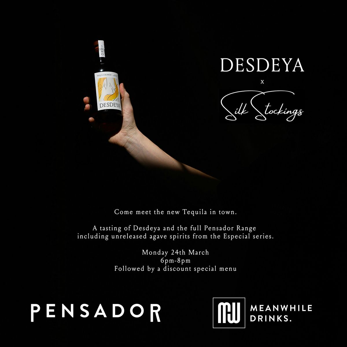 Desdeya Tequila and Pensador Mezcal tasting with Benjamin Schroder