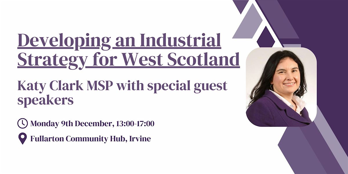 Developing an Industrial Strategy for West Scotland